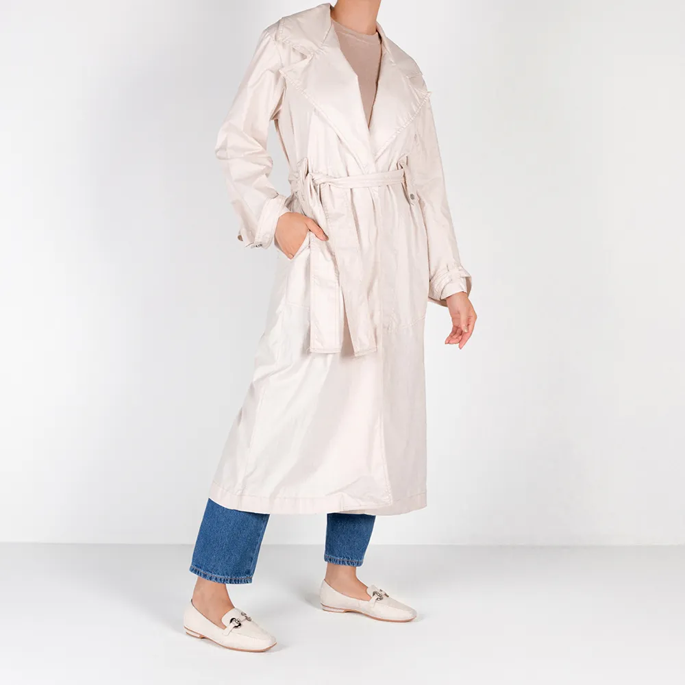 Loafer Branco Marfim Couro Bridão