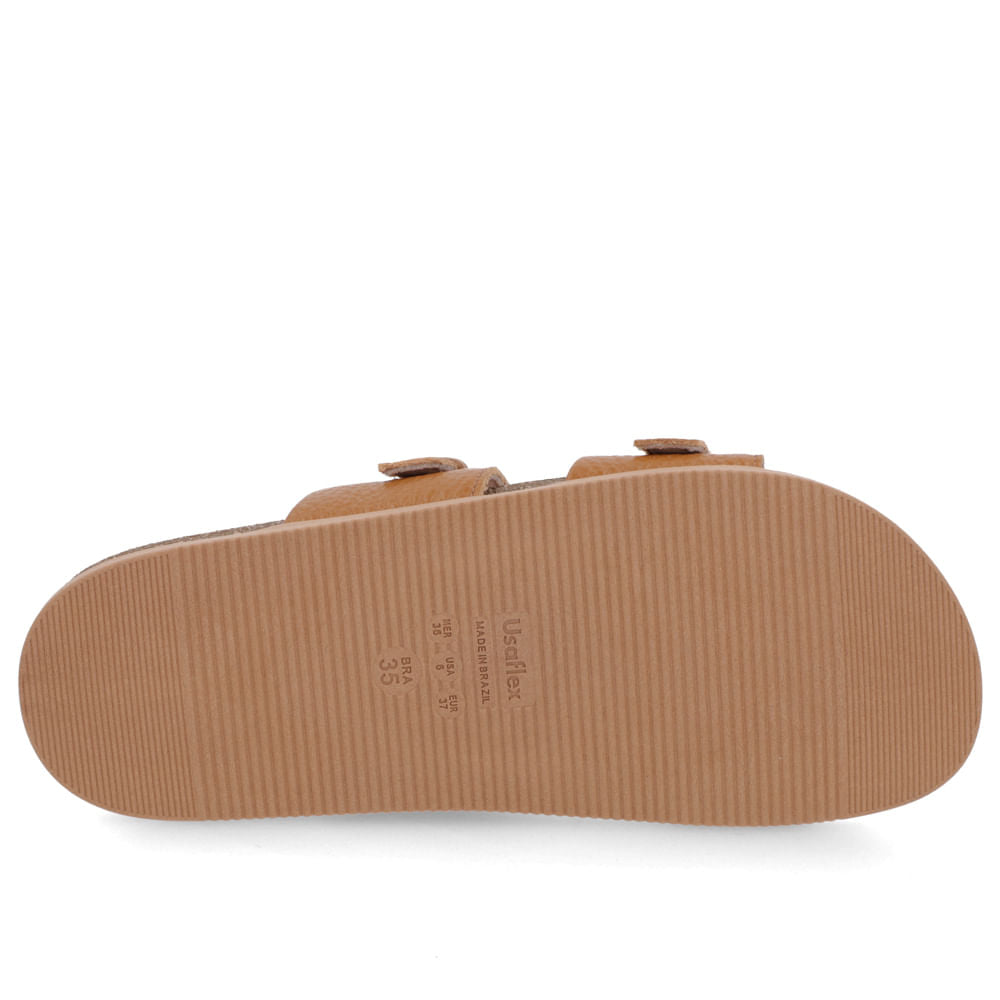 Claquettes Birkenstock en cuir marron