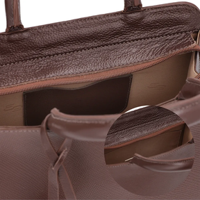 Sac fourre-tout en cuir marron