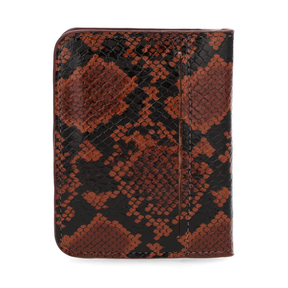 Portefeuille en cuir à imprimé animal