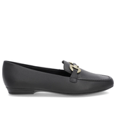 Mocassins à bride en cuir noir