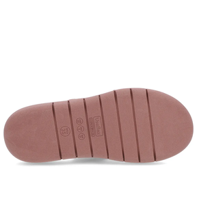 Sabot plat en tricot rose