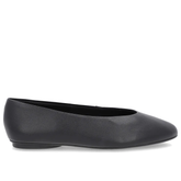Baskets en cuir noir avec bout noir